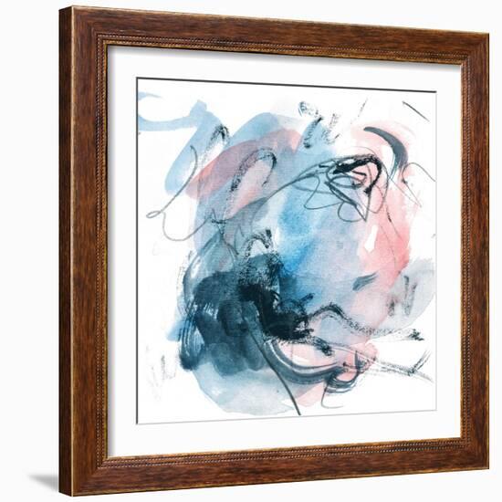 Abstracted Blues I-Melissa Wang-Framed Art Print