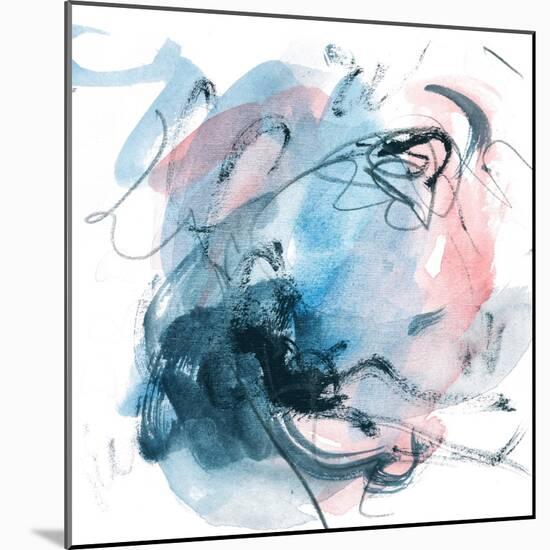 Abstracted Blues I-Melissa Wang-Mounted Art Print