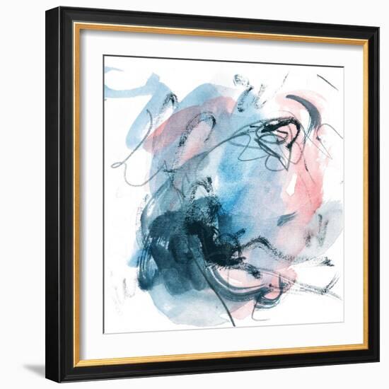 Abstracted Blues I-Melissa Wang-Framed Art Print