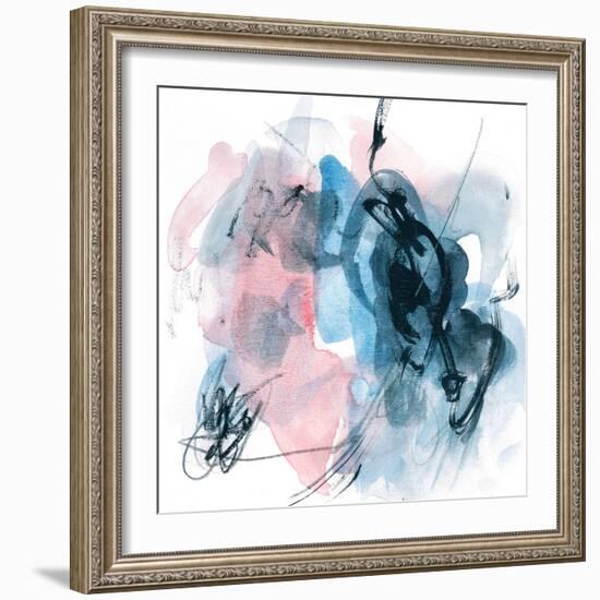 Abstracted Blues II-Melissa Wang-Framed Art Print