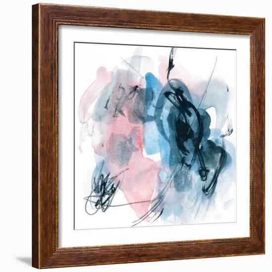 Abstracted Blues II-Melissa Wang-Framed Art Print