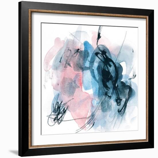 Abstracted Blues II-Melissa Wang-Framed Art Print