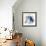 Abstracted Blues II-Melissa Wang-Framed Art Print displayed on a wall