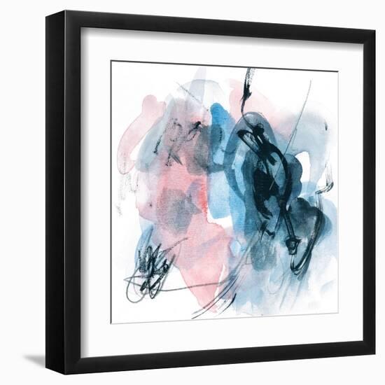 Abstracted Blues II-Melissa Wang-Framed Art Print