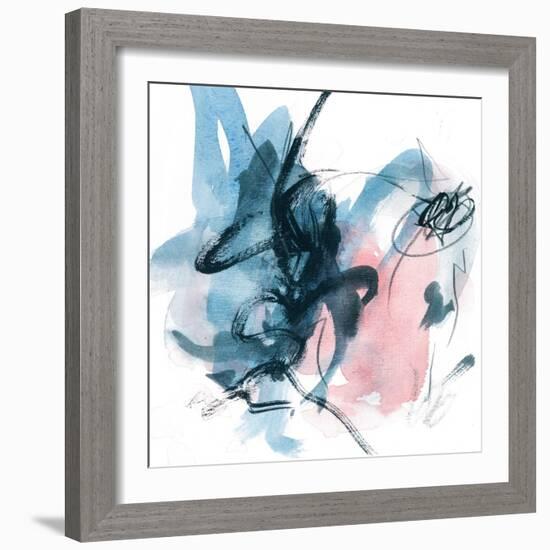 Abstracted Blues III-Melissa Wang-Framed Art Print