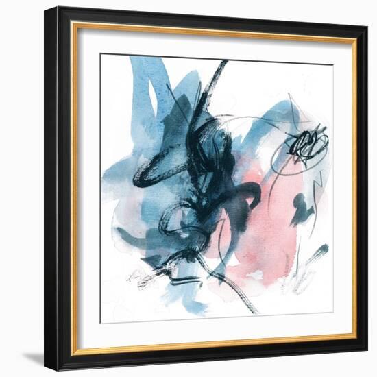 Abstracted Blues III-Melissa Wang-Framed Art Print