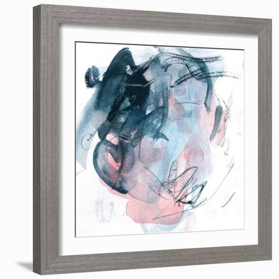 Abstracted Blues IV-Melissa Wang-Framed Art Print