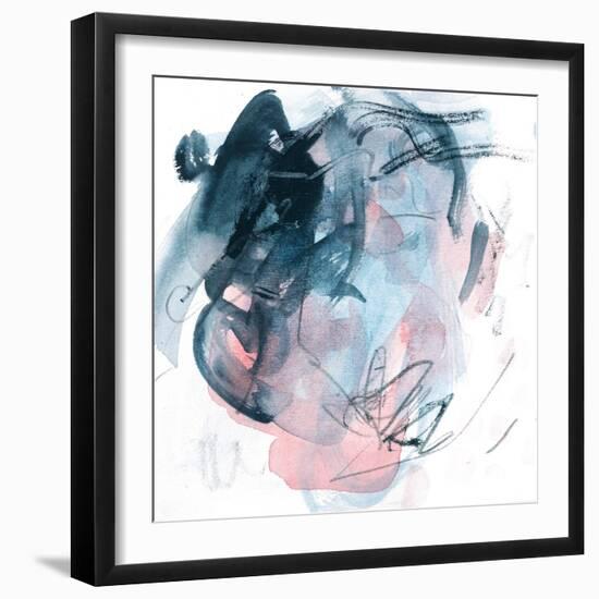 Abstracted Blues IV-Melissa Wang-Framed Art Print