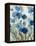 Abstracted Floral in Blue II-Silvia Vassileva-Framed Stretched Canvas