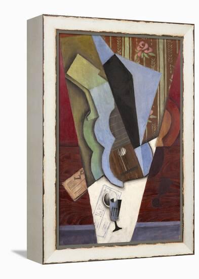 Abstraction (Guitar and Glass), July 1913-Juan Gris-Framed Premier Image Canvas