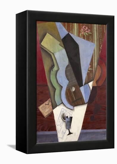 Abstraction (Guitar and Glass), July 1913-Juan Gris-Framed Premier Image Canvas