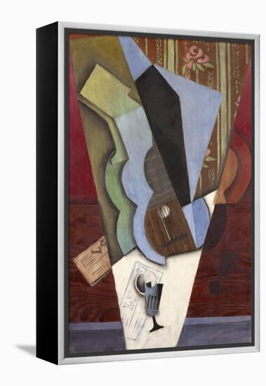 Abstraction (Guitar and Glass), July 1913-Juan Gris-Framed Premier Image Canvas