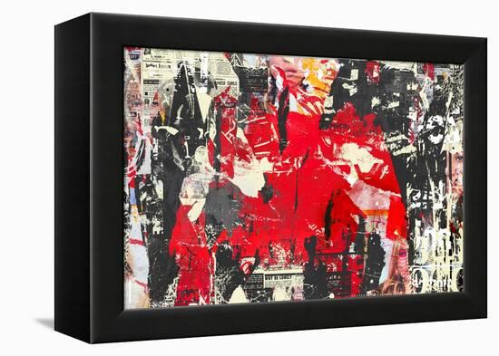 Abstraction Iii, 2016 (Collage on Canvas)-Teis Albers-Framed Premier Image Canvas