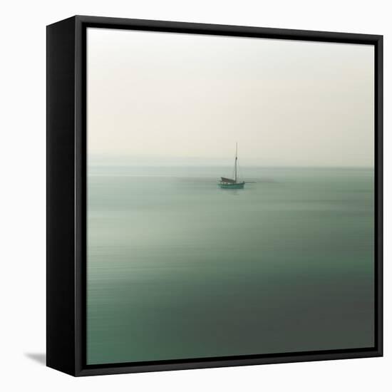 Abstraction Marine-Viviane Fedieu Daniel-Framed Stretched Canvas