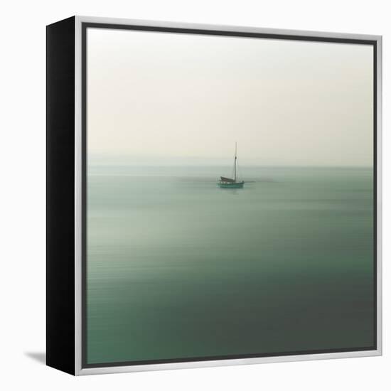 Abstraction Marine-Viviane Fedieu Daniel-Framed Stretched Canvas