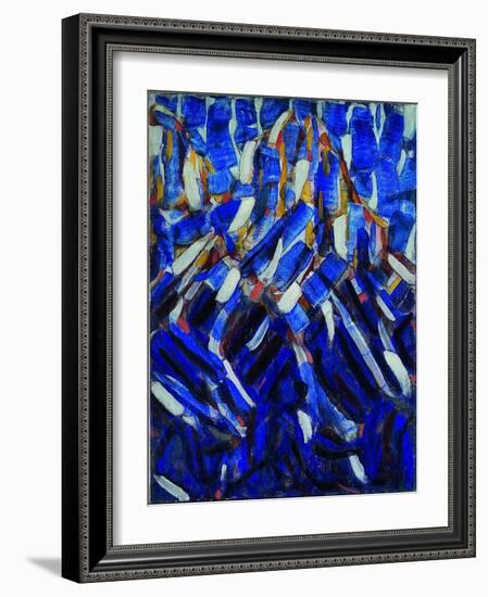Abstraction (The Blue Mountai), 1912-Christian Rohlfs-Framed Giclee Print