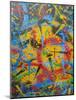 Abstraction-Abstract Graffiti-Mounted Giclee Print