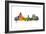 Abu Dhabi Skyline-Michael Tompsett-Framed Premium Giclee Print