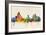 Abu Dhabi Skyline-Michael Tompsett-Framed Art Print