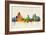 Abu Dhabi Skyline-Michael Tompsett-Framed Premium Giclee Print