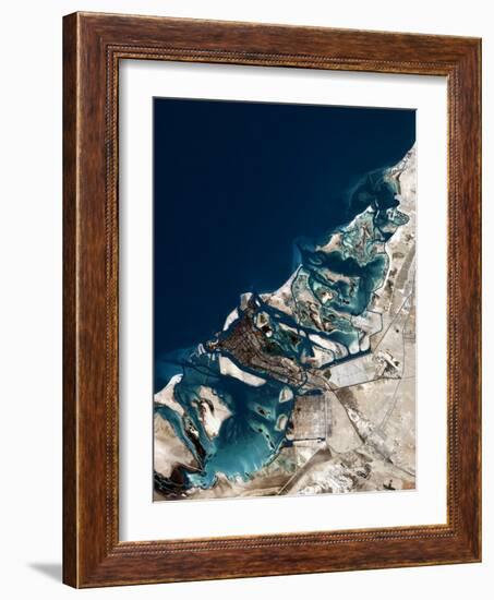 Abu Dhabi, United Arab Emirates-PLANETOBSERVER-Framed Photographic Print