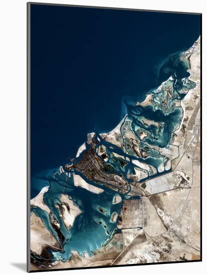 Abu Dhabi, United Arab Emirates-PLANETOBSERVER-Mounted Photographic Print