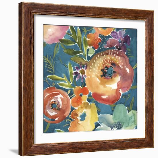 Abundant Florals II-Chariklia Zarris-Framed Art Print