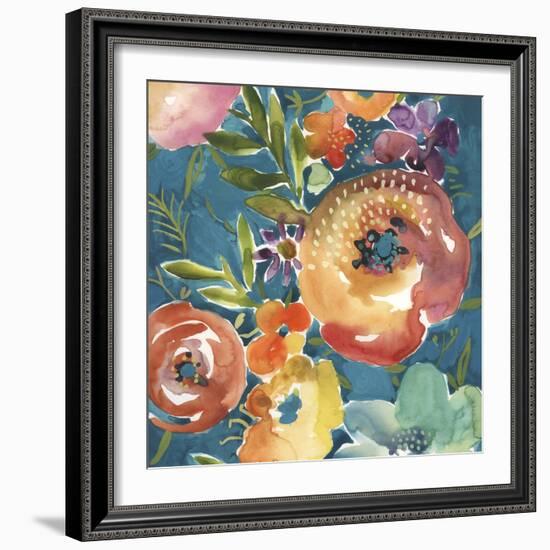 Abundant Florals II-Chariklia Zarris-Framed Art Print