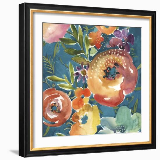 Abundant Florals II-Chariklia Zarris-Framed Art Print