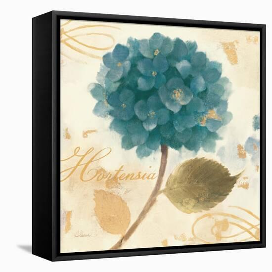 Abuntant Teal Hydrangea-Albena Hristova-Framed Stretched Canvas