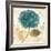 Abuntant Teal Hydrangea-Albena Hristova-Framed Art Print