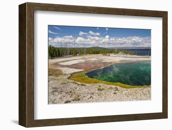 Abyss Pool, West Thumb Geyser Basin, Yellowstone National Park, Wyoming, USA-Michel Hersen-Framed Photographic Print