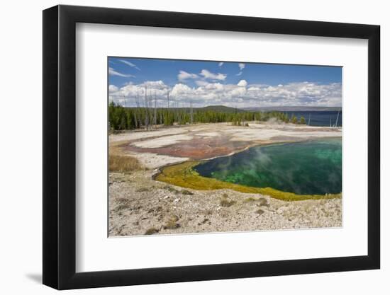 Abyss Pool, West Thumb Geyser Basin, Yellowstone National Park, Wyoming, USA-Michel Hersen-Framed Photographic Print