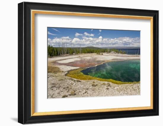 Abyss Pool, West Thumb Geyser Basin, Yellowstone National Park, Wyoming, USA-Michel Hersen-Framed Photographic Print