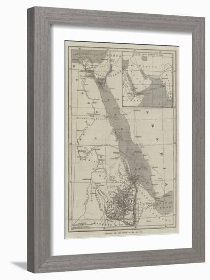 Abyssinia and the Shores of the Red Sea-John Dower-Framed Giclee Print