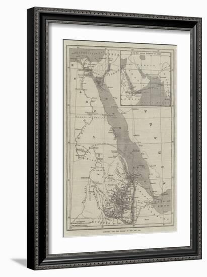 Abyssinia and the Shores of the Red Sea-John Dower-Framed Giclee Print