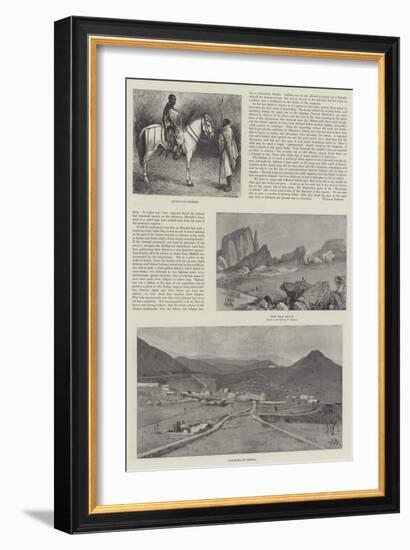 Abyssinia Past and Present-William 'Crimea' Simpson-Framed Giclee Print