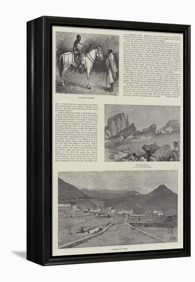 Abyssinia Past and Present-William 'Crimea' Simpson-Framed Premier Image Canvas