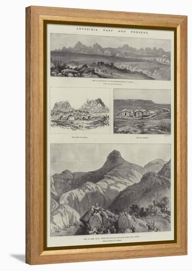 Abyssinia Past and Present-William 'Crimea' Simpson-Framed Premier Image Canvas