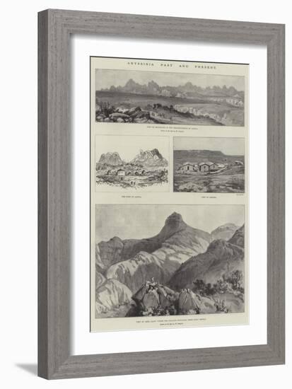 Abyssinia Past and Present-William 'Crimea' Simpson-Framed Giclee Print