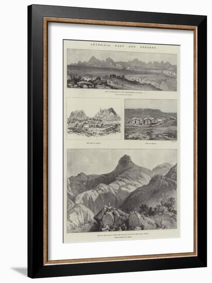 Abyssinia Past and Present-William 'Crimea' Simpson-Framed Giclee Print