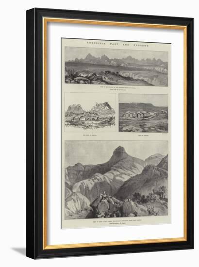 Abyssinia Past and Present-William 'Crimea' Simpson-Framed Giclee Print