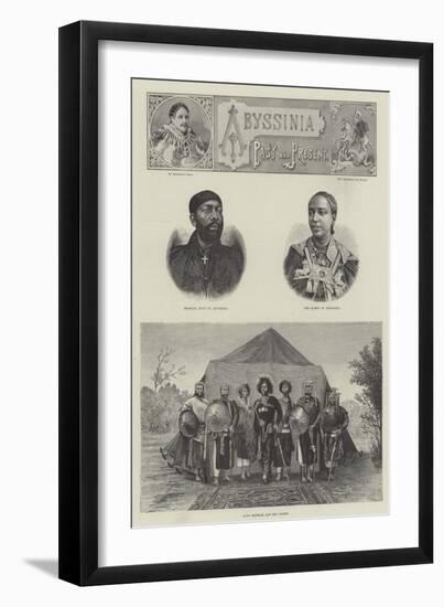 Abyssinia Past and Present-null-Framed Giclee Print