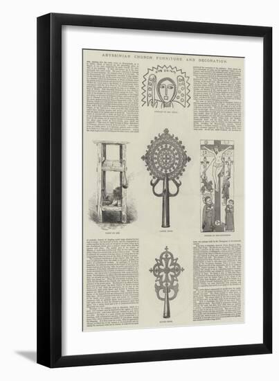 Abyssinian Church Furniture and Decoration-null-Framed Giclee Print