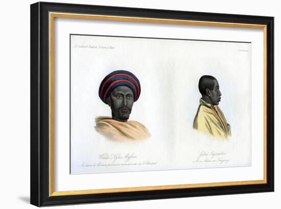 Abyssinian Portraits, 1848-null-Framed Giclee Print