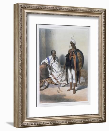 Abyssinian priest and warrior, 1848-Lemoine-Framed Giclee Print