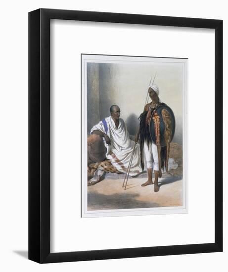 Abyssinian priest and warrior, 1848-Lemoine-Framed Giclee Print