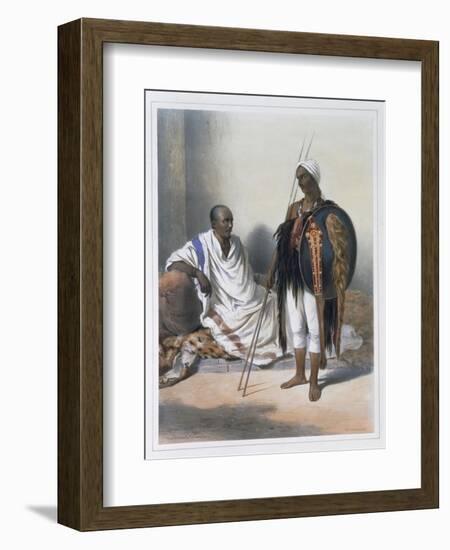 Abyssinian priest and warrior, 1848-Lemoine-Framed Giclee Print