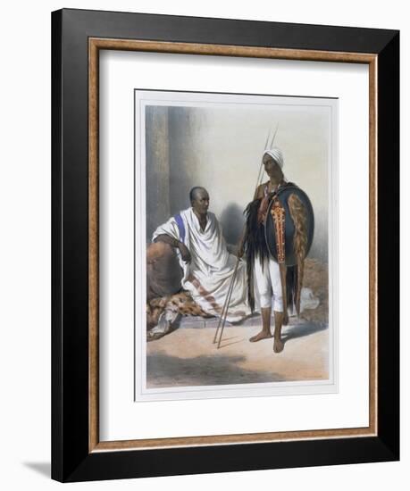 Abyssinian priest and warrior, 1848-Lemoine-Framed Giclee Print