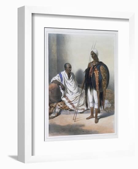 Abyssinian priest and warrior, 1848-Lemoine-Framed Giclee Print